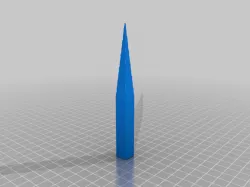 Small spike for gaffi stick with 5/16 dowel hole