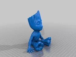 Smiling Baby Groot Deo Holder / Plant Pot