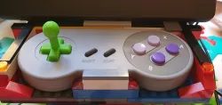 SNES gamepad clone MOD: Make the controller Keypad Arcade!