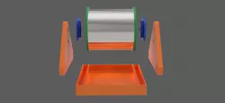 Solder wire spool holder