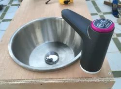 soporte para fregadero camper