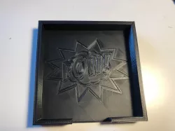 Square coaster holder for cricut