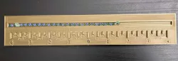 Straight Bracelet Ruler Organizer Planner 5mm Rounded Trough