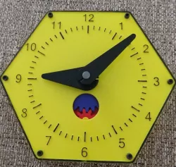 Teaching Clock, 12 Hour
