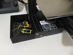 Trash tray E3 side mount