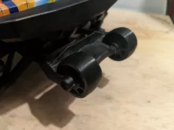 Traxxas Maxx wheelie bar wheels with tires
