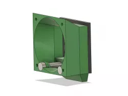 Turbo40 - Qidi X-Max / X-Plus Extruder Fan Duct Upgrade