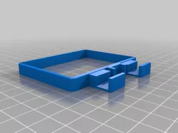 Who-Ask Machine Futurama TV Aligment Frame and Button Mount