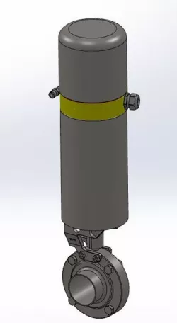 51mm Guth Buttefly Valve, Actuator & Control Head