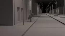 Alone in the Road 3D model