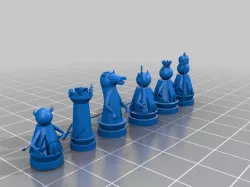 Angels vs. Devils #chess set (Devils)