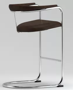 Anton Lorenz Bar Stool 3D model