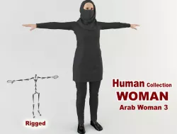 Arab Woman 3 3D model