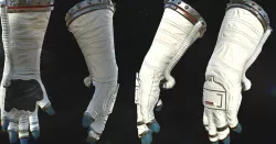 Astronaut VR Hands I Animated I Optimized Low-poly  3D model