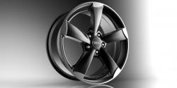 audi black rotor wheels 3d models 【 STLFinder