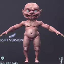 Baby Vampire Light Vershion Low-poly  3D model
