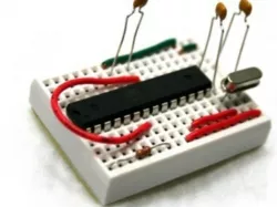Bareduino - Arduino Compatible Breadboard Microcontroller