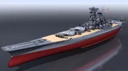BATTLESHIP YAMATO 3D model