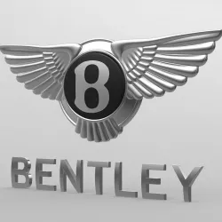 bentley logo 3D model