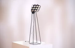Black table lamp HG2 3D model