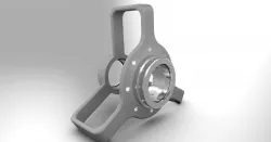 Bracket of chain wheel