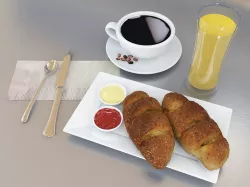- Breakfast Set - Low-poly  3D model
