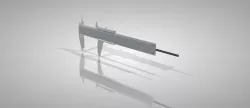 Calliper with 2 parts and an assembly. It works! :) 