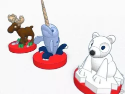 Canadian animals set for children  #Chess