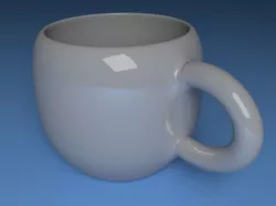 Ceramic mug 3D model