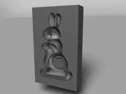 Chocolate MakerBot Bunny Mold