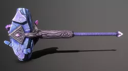 crystal hammer Low-poly  3D model