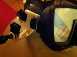 Easy-Install Gopro Scuba Mask Mount
