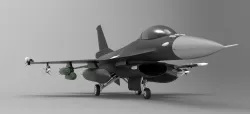 F-16 jet by Steen Winther