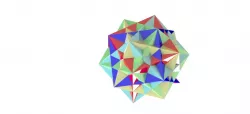 Five cubes in a dodecahedron