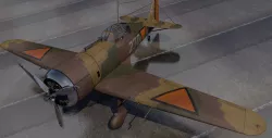 Fokker D-XXI - D-21 - Dutch 3D model