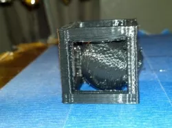 Funky Hollow Calibration Cube With Trapped Sphere