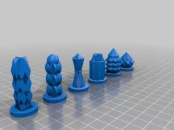 Geometric Chess Set