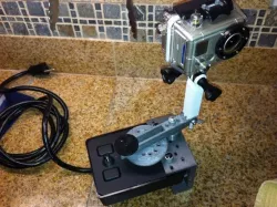 GoPro auto-panning rig using a cheap rotisserie motor