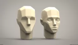 Head Planes 3D model