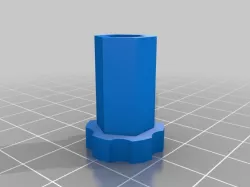 Heated bed adjuster knobs