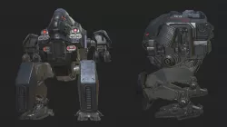 Heavy Mech Low-poly  3D model