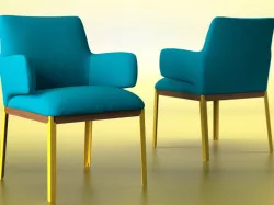Hug Small Side Chair 3D model