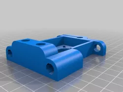 Integrated Z motor mount, frame vertex, rod clamp and reel holder for Prusa Mendel