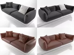 Jalis sofa 01 3D model