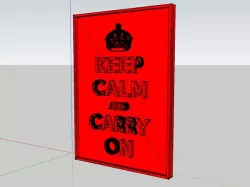 Keep Calm And Carry On poster
