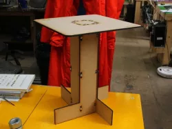 Laser Cut End Table - WENT
