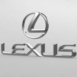 lexus logo 3D model