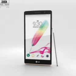 LG G Stylo White 3D model