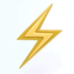 lighting  icon Low-poly  3D model