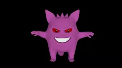 Lil Purp Demon Low-poly  3D model